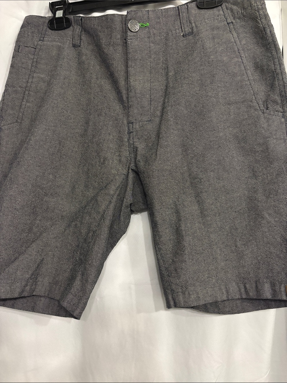 Hippytree Men's Gray Flat Front Casual Shorts